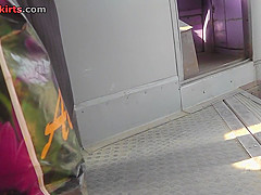 Hot thong of a sexy chick seen in free upskirt video