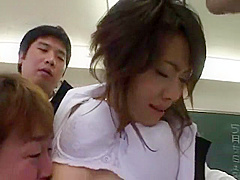 Hottest Japanese model Runa Akatsuki in Horny Cumshot, Gangbang JAV clip