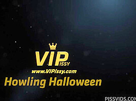 Howling Halloween with Jenifer Jane,Amanda Hill by VIPissy - PissVids