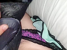 Hubby Wanking In Knickers