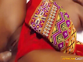 Huge Cock Producer Fucking African Girls In Asshole
