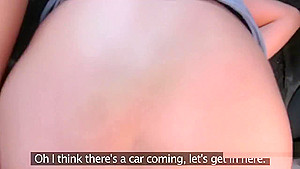 Hungarian amateur bangs in uk cab