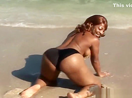 Hungry big black butt