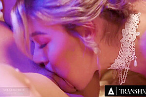 Huntsman Assfucks Trans Queen With A Strapon After Being Fucked - Emma Rose And April Olsen