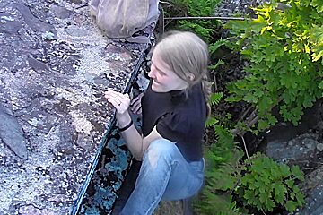 I tear my hot girlfriend’s pantyhose and drill her beaver