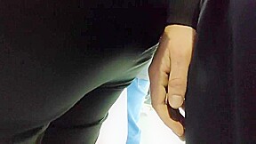 I touched big butts milfs in tight pants