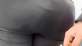 I touched big butts milfs in tight pants