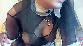 I want to be your dirty nun - Nun fetish video