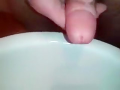 Im Badezimmer gewichst