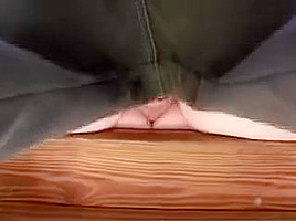 Incredible amateur Creampie, Close-up sex scene