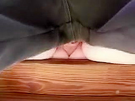 Incredible amateur Creampie, Close-up sex scene