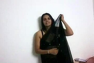 Indian in Darksome Saree