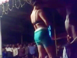 Indian Femdom Dance live in Public 