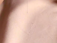 Ink asian jizzes himself