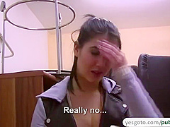 Innocent Looking teen 18+ Trades Pussy For Cash