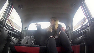Innocent blonde banged in fake taxi