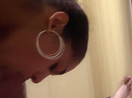 Innocent ebony teen 18+ best ever blowjob!! swallows all older white man's cum!
