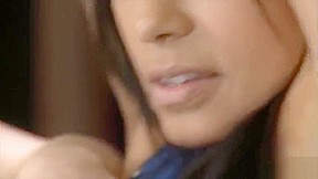 Intense finger fuck and sex toy orgasms for tied and bound brunette slave