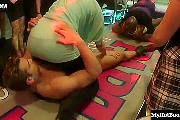 Its Very Late Into The Night At The Strip Club And Thin