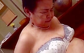 Japaneese granny siep 1 - mastubation