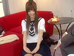 Japanese 18yo cant deepthroat