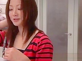 Japanese Cutie Getting A Massage