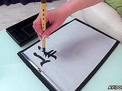Japanese Girl Footjob And Writting Uncensored - Renka Shimizu