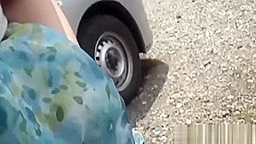 Japanese babe pees bath