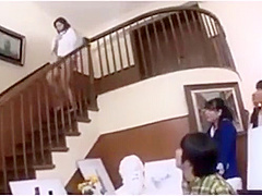Japanese stepson paint naked Step mother