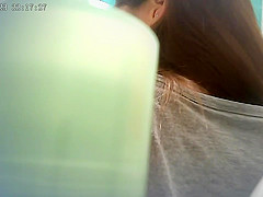 Japanese wife in shower