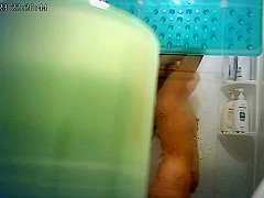 Japanese wife in shower