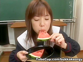 JapaneseBukkakeOrgy: Private School Sperm 1