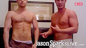 JasonSparksLive Beefy masculine bottom gets topped on webcam