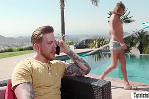 Kalli Grace And Steve Rickz - Cant Resist The Big Ass Ts Pool Cleaner 6 Min