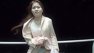 Kinky asian teen 18+ flashing