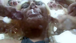 Kinky blonde likes to be quite submissive when two of her lovers come to fuck her