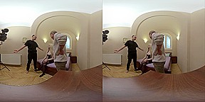 Kristina Bratz Doll Vr Part One - Busty Blonde Newbie Creampied In First Porn Scene