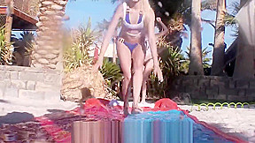 LUBED - Petite blondes Elsa Jean and Piper Perri naughty playtime