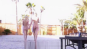 LUBED - Petite blondes Elsa Jean and Piper Perri naughty playtime