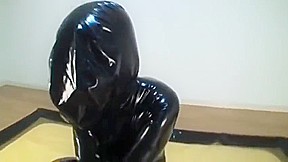Latex Catsuit Doll Vacbed Breathplay