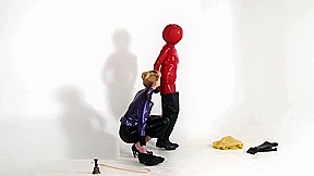 Latex balloon bondage