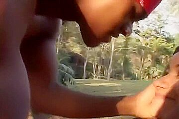 Latin Agatha Takes A Forest Anal Fucking