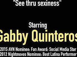 Latina MexiMilf Gabby Quinteros Fills her Spicy Snatch