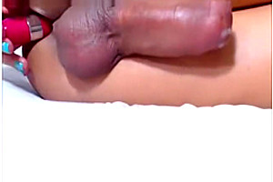 Latina blonde Tgirl cumshot online