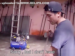 Latino paid to suck cock