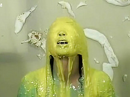 Laura pied and slimed