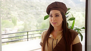Little teen 18+ lesbian scout eats out pussy