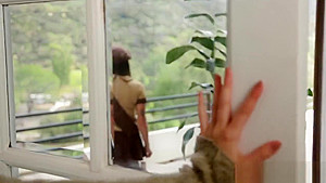 Little teen 18+ lesbian scout eats out pussy