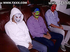 Liza Halloween Gangbang For Mature Step mom
