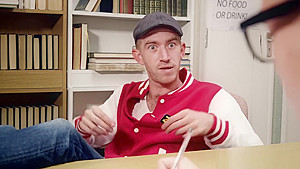 Local nerd nails the school hottie with his respectably huge dong